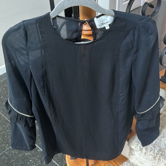3.1 Phillip Lim black blouse - Picture 3 of 4